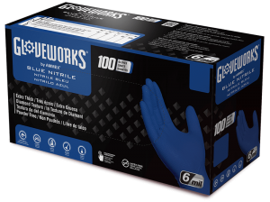 AMMEX Professional Indigo Nitrile PF Exam Gloves