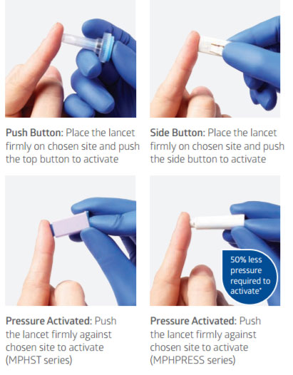 Medline MPHSAFETY28 - Safety Lancets, 28 Gauge, 1.6 mm, 200/bx, 18 bx/cs, 3600/cs - Image 3