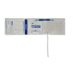 Medline MDS9913HP - Single Tube Blood Pressure Cuffs with Bayonet Connector, HP, Adult (27.5-36.5 cm, 5/BG)