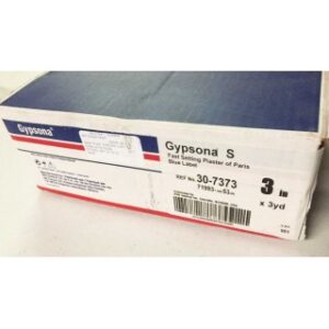 BSN Medical 30-7373 - Bandage Cast Gypsona S Wh 3"X3Yds 12/BX